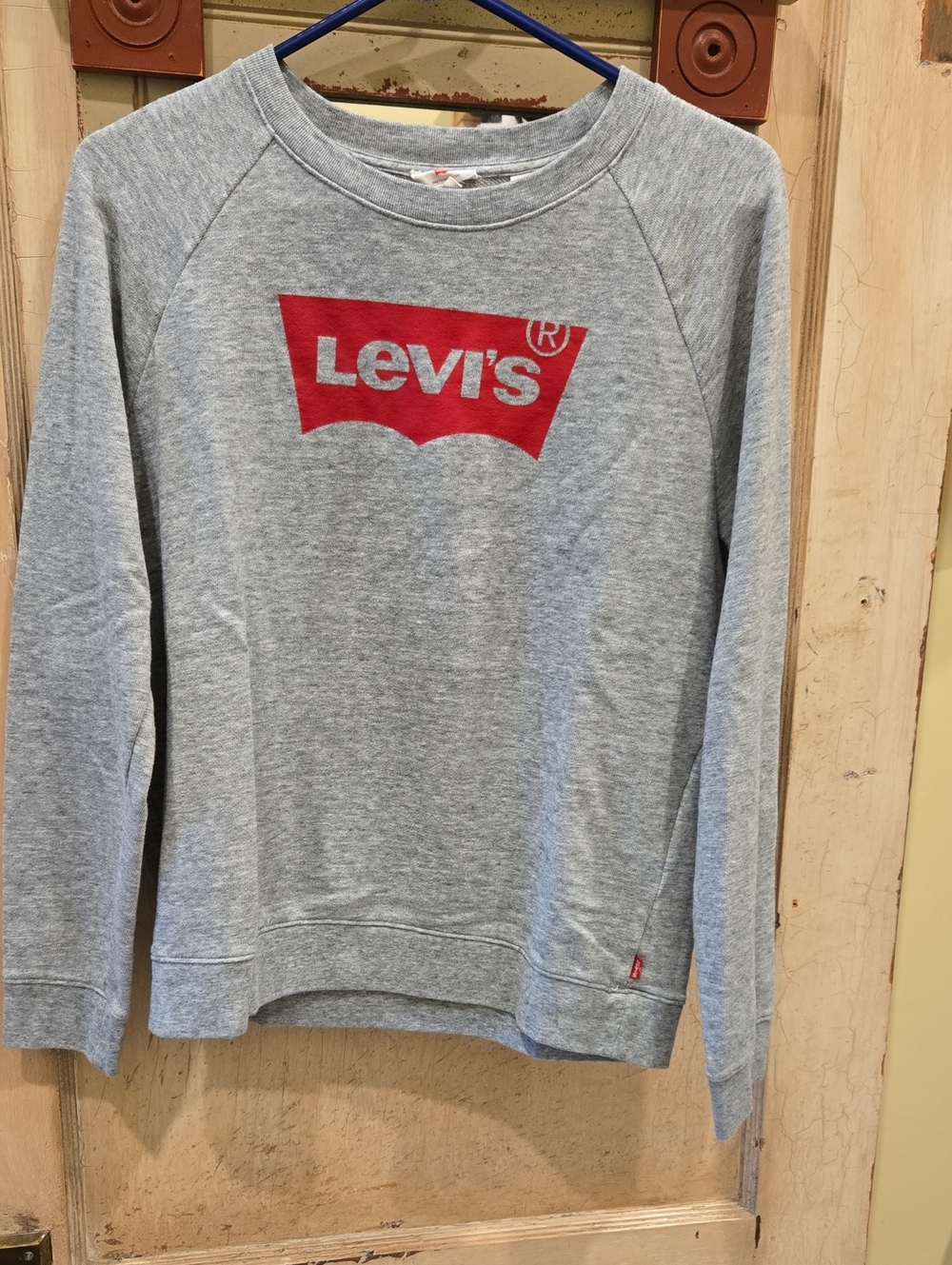 Levi's Grey Sweatshirt with Red Logo